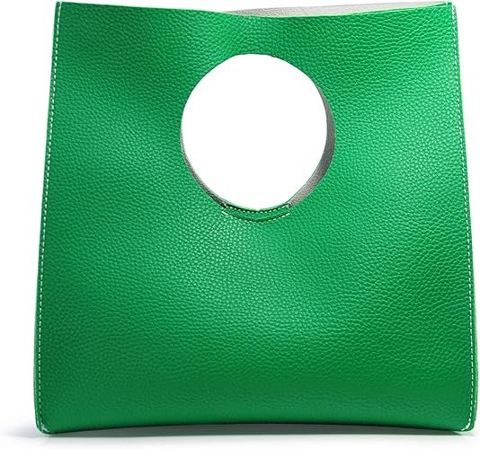 Minimalist Style Soft Pu Leather Handbag Clutch Small Tote